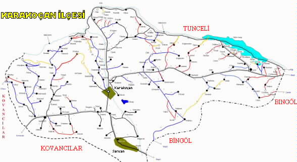 Karakoan Haritası